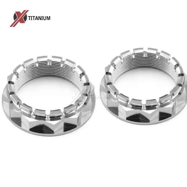 Gr5 Titanium Rear Axle Nuts for Motorcycle